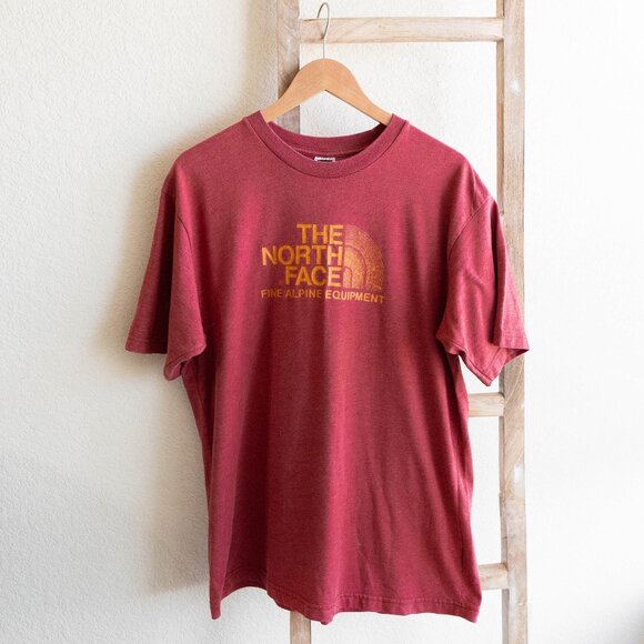 The North Face Other - The North Face Men’s Sz Large Red Graphic T-ShirtOutdoor Adventure Half Dome Tee